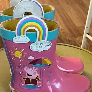 Peppa pig rain boots